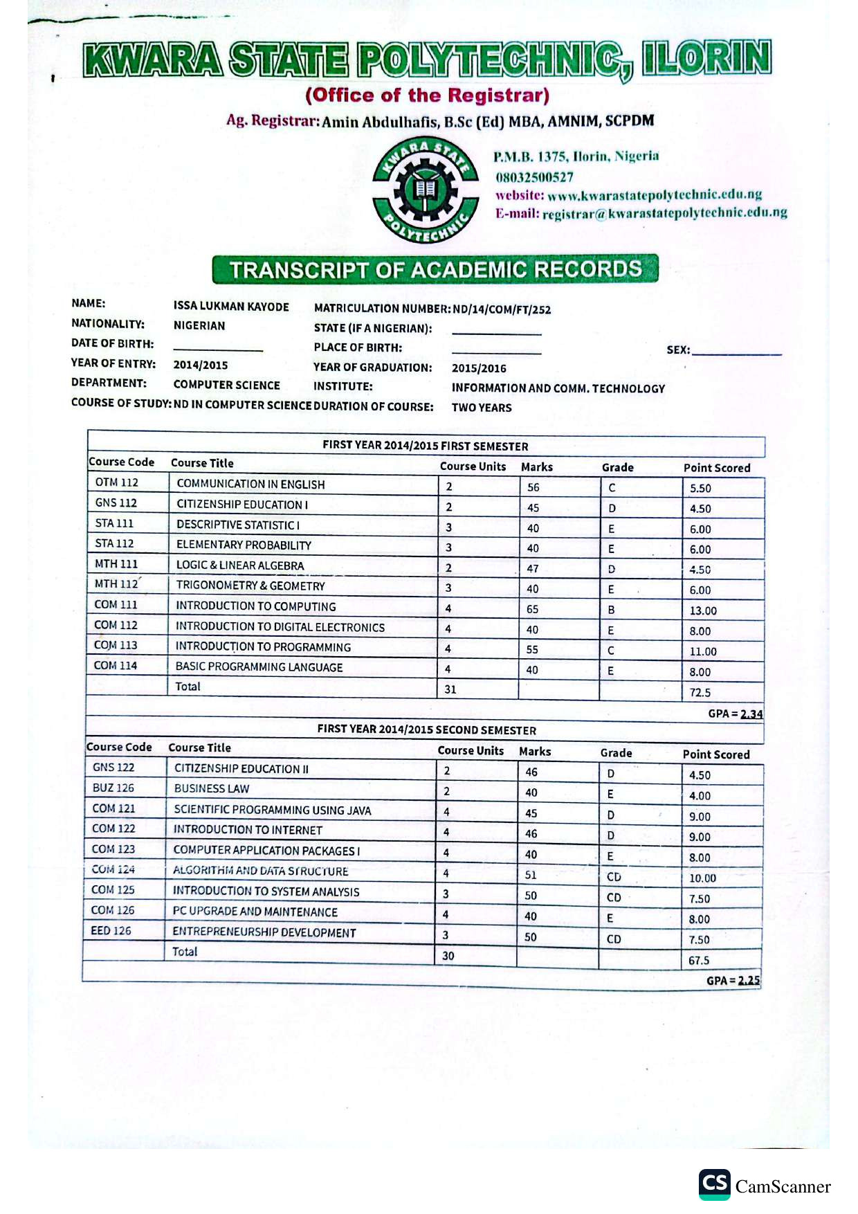 Document Page 1