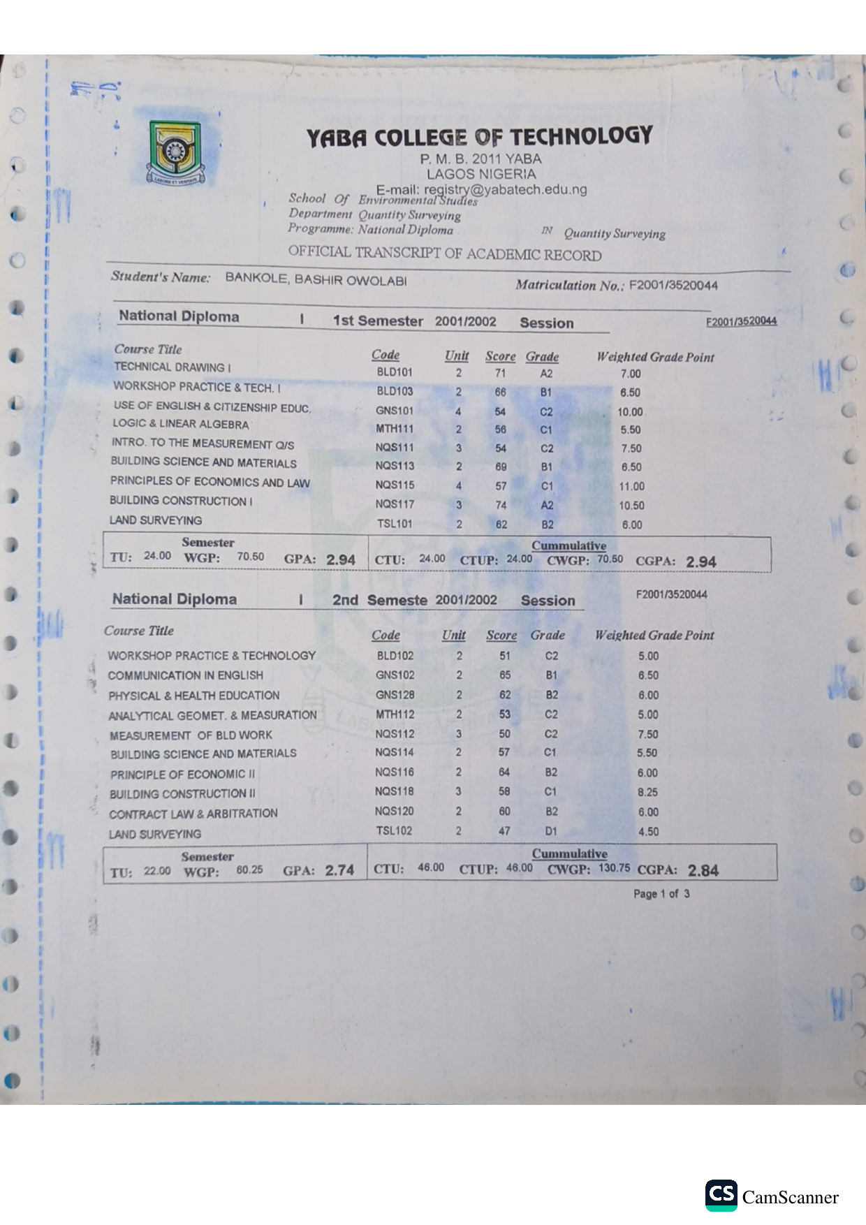 Document Page 1
